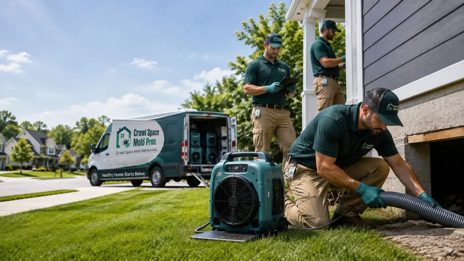 Crawl Space Mold Removal in Winchester, IL